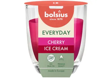 Žvakė stikliniame indelyje BOLSIUS CHERRY ICE, 8 x 7 cm