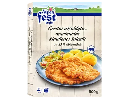 ALPENFEST Kiaulienos šnicelis