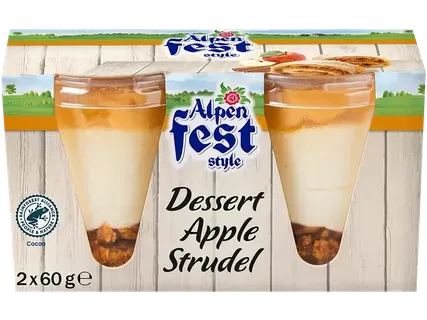 ALPENFEST Štrudelio desertas