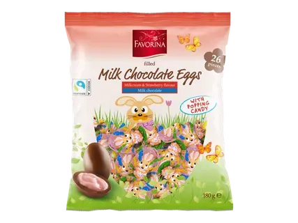 Favorina Piena šokolādes olas ar pildījumu