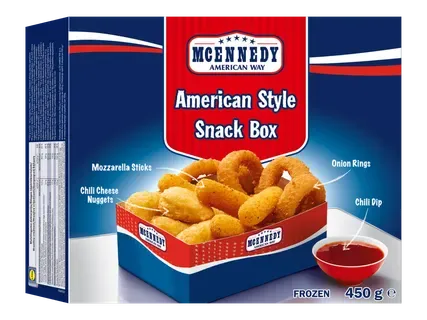 MCENNEDY Amerikietiško stiliaus užkandžių rinkinys