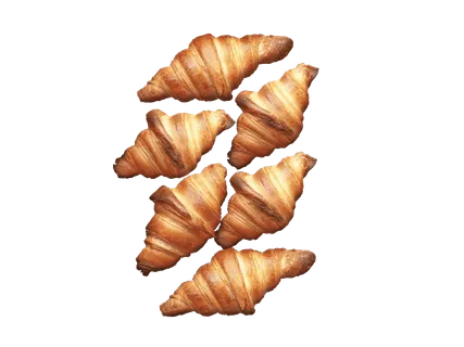 Mini kruasāni ar sviestu