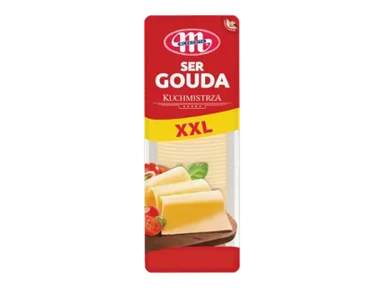 MLEKOVITA Gouda sūris riekelėmis XXL