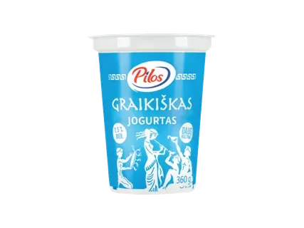 Pilos Grieķu jogurts bez laktozes 2,5% 360g