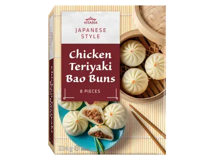 VITASIA Bao bandelės su Teriyaki vištiena