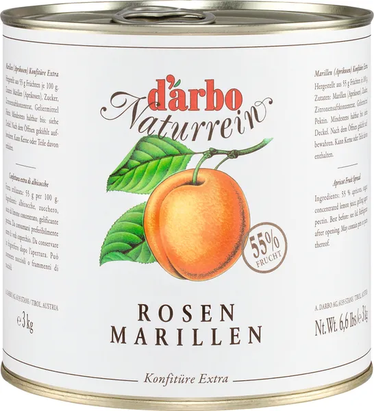 Abrikosų džemas D'ARBO, 3 kg