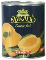 Aprikožu pusītes mizotas sīrupā 850ml/475g MIKADO [12] V_O