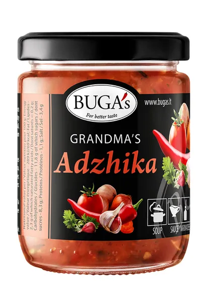 Vecmāmiņas adžika, BUGAS, 160 g