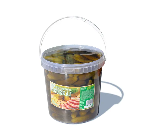Agurkai, rauginti, kibirėlyje, 3 kg