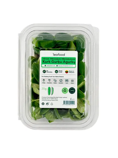 Agurkų mikrožalumynai LEAFOOD, 25g
