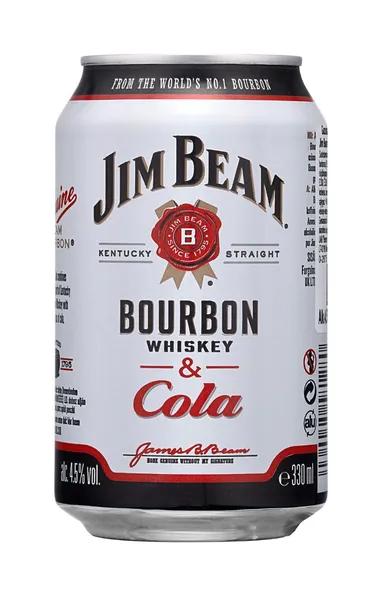 Alkoholisks kokteilis JIM BEAM Whiskey&Cola, 4,5%, bundžā, 0.33l (DEP)