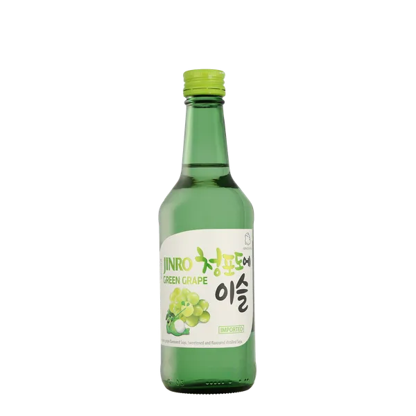 Alkoholinis kokteilis JINRO, žaliųjų vynuogių skonio, 13%, 350 ml D