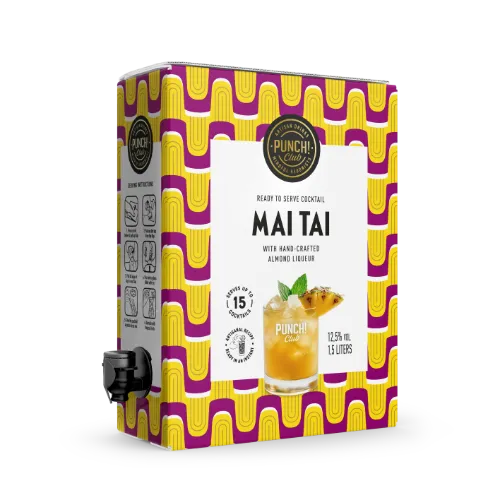 Alkoholinis kokteilis PUNCH CLUB Mai Tai, 12,5%, 1,5 l