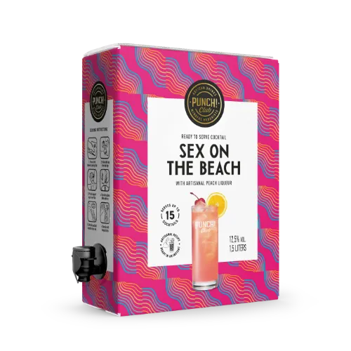 Alkoholinis kokteilis PUNCH CLUB Sex on the Beach, 12,5%, 1,5 l
