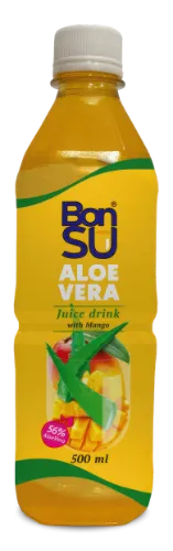 Aloe Vera un mango sulas dzēriens ar alvejas mīkstumu (56%) BONSU, 500ml, PET (DEP)