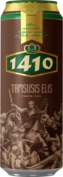 Alus 1410, tamsusi ELIS, 5%, 0,568 l, skardinė