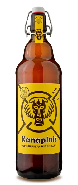 Alus AUKŠTAITIJOS BRAVORAI Kanapinis, šviesusis, 5,1%, 1 l, butelis D