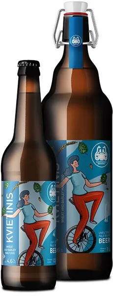 Alus AUKŠTAITIJOS BRAVORAI Kvietinis, 4.6%, 1l, D