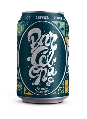 Alus BARCELONA BEER Lager, 4 %, 0,33 l, vnt, D