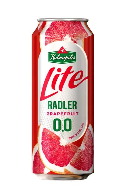 Alus KALNAPILIS Lite, su greipfrutų sultimis, nealkoholinis, 0,5 l