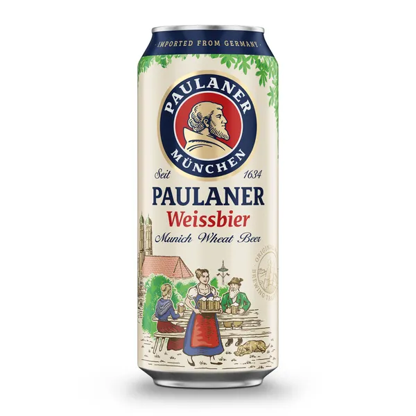 Alus PAULANER Weissbier, bundžā, 5.5%, 0.5l (DEP)