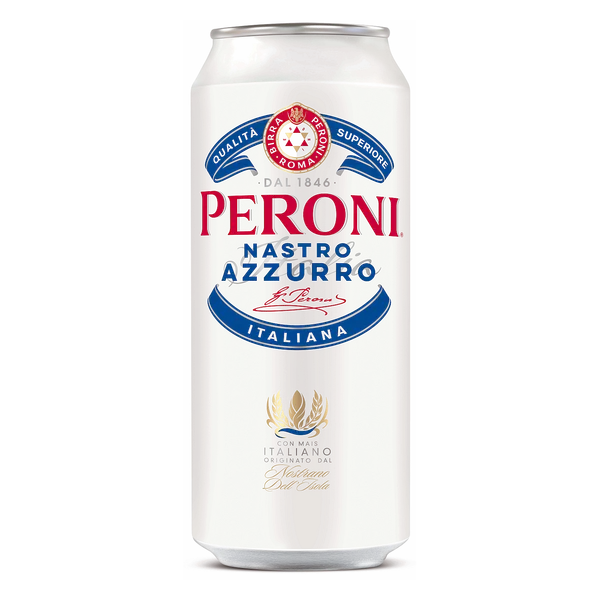 Alus PERONI, Nastro Azzurro, 5%, 0,5 l, skardinė
