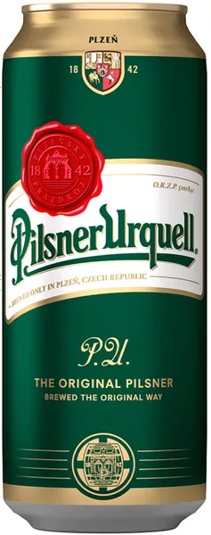Alus PILSNER, Urquell, 4,4%, 0,5 l, skardinė