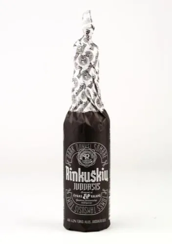 Alus RINKUŠKIŲ Juodasis, 4,2%, 0,33 l, butelis, popieriuje D