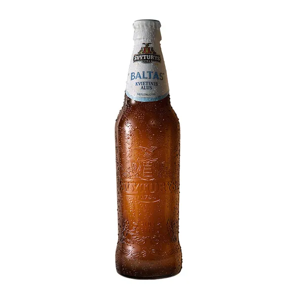 Alus ŠVYTURYS Baltas, 5 %, 0,5 l, butelis