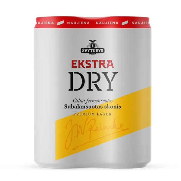 Alus ŠVYTURYS Ekstra Dry 5,0 % 0,568 l, skardinė, MP4