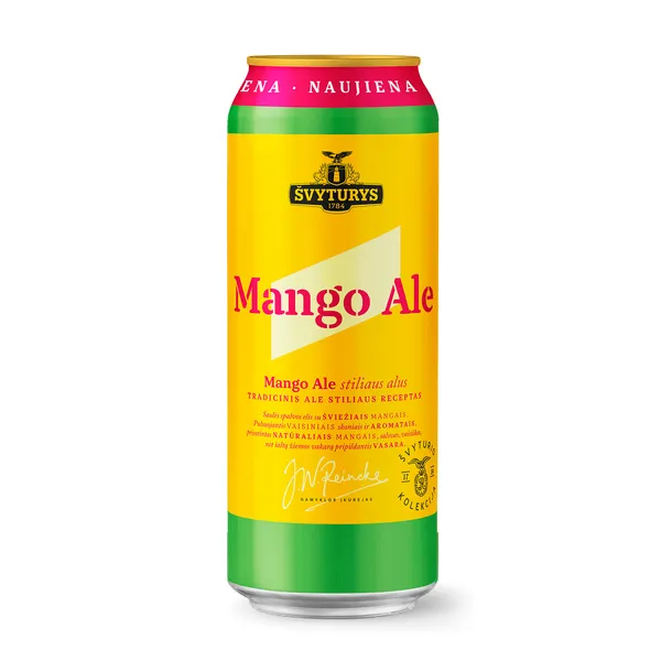 Alus ŠVYTURYS MANGO ALE (4%), 500 ml