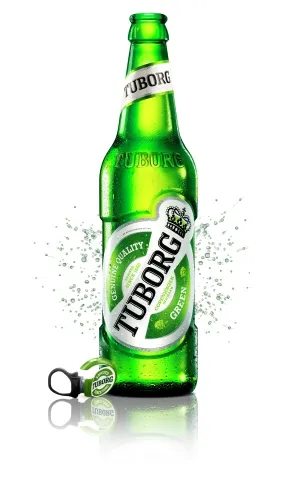Alus TUBORG, Lime Cut, 4,5%, 0,33 l, butelis, D