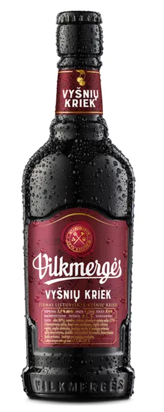 Alaus kokteilis VILKMERGĖS Vyšnių Kriek, 5%, 0,41 l, butelis