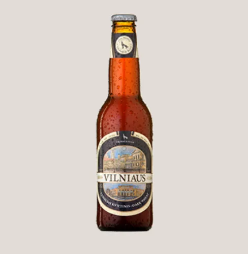 Alus VILNIAUS, tamsusis kvietinis, 5,8%, 0,5 l, butelis D
