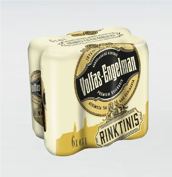 Alus VOLFAS ENGELMAN Rinktinis, 5,2%, 6 x 0,5 l, skardinė