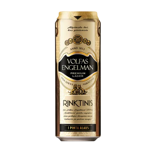 Alus VOLFAS ENGELMAN Rinktinis, salyklinis, šviesusis, 5,2%, 0,568 l, D