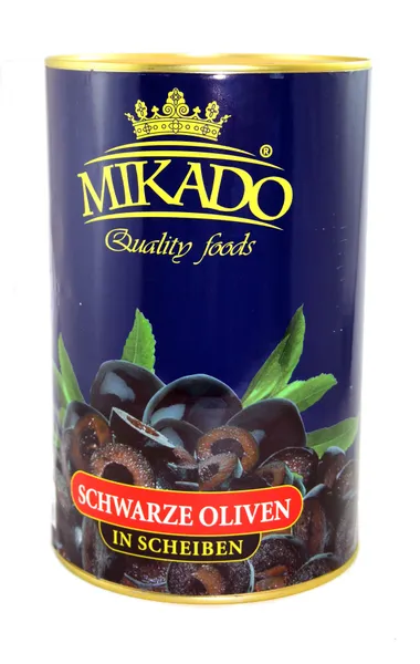 Melnās olīvas MIKADO, šķēlēs, 4250ml