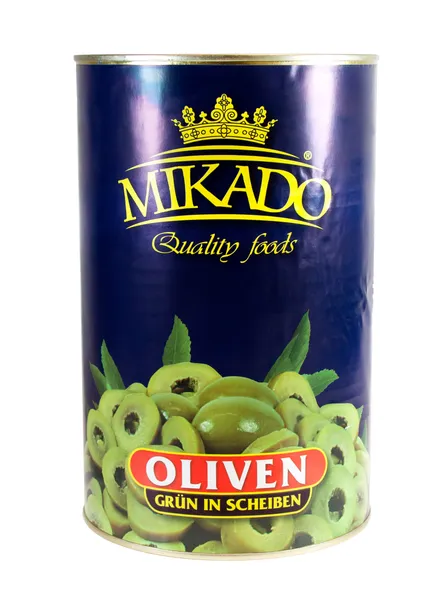 Zaļās olīvas MIKADO, šķēlēs, 4250ml