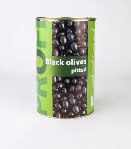 Alyvuogės PROFI, juodos, be kauliuko, 4,3 kg / 2 kg