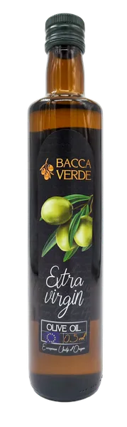 Neapstrādāta augstākā labuma olīveļļa BACCA VERDE, 500ml