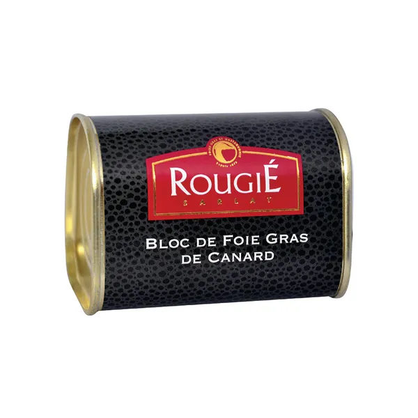 Ančių kepenėlių paštetas ROUGIE, Block of foie gras, skardinėje, 145 g
