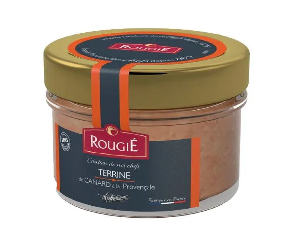 Ančių terinas ROUGIE, su provanso žolėmis, stiklainyje, 180 g