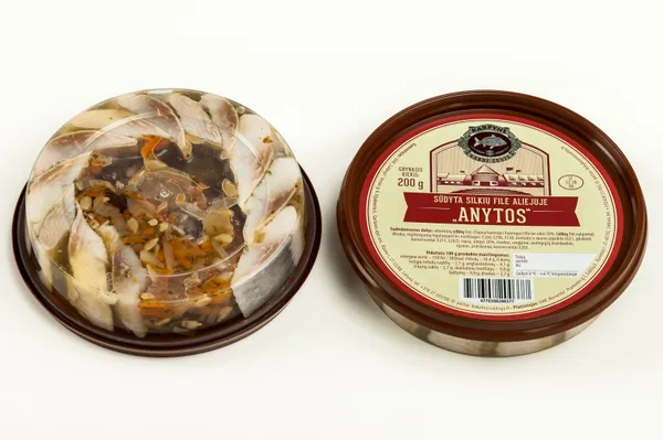 ANYTOS sūdyta silkių filė aliejuje, 200g