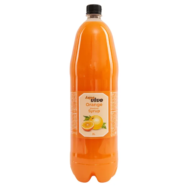 Apelsinų skonio sirupas AQUA VIVO, 2 l