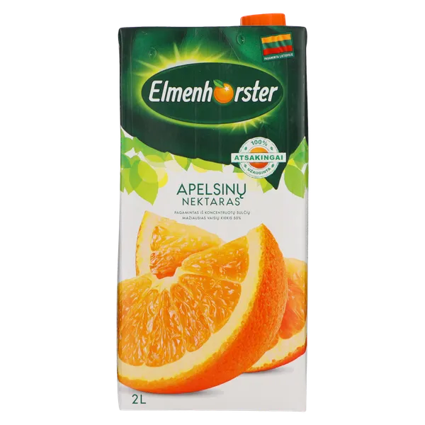 Apelsinų sulčių nektaras ELMENHORSTER,  50% , 2 l