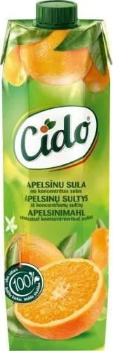 Apelsinų sultys CIDO, 1 l