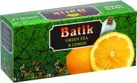 Arbata BATIK, žalioji su citrina, 25 x 1,5 g
