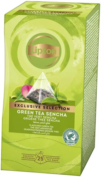 Zaļā tēja LIPTON Sencha, piramīdas, 25gab