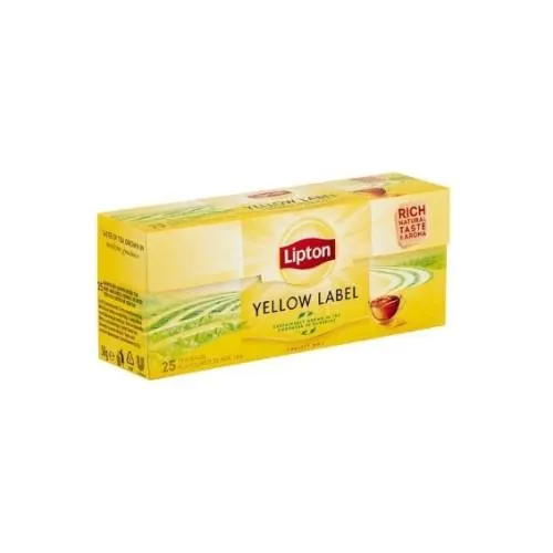 Arbata LIPTON Yellow Label Express, 25 x 2 g, pop.