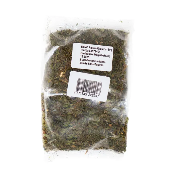 Arbata pipirmėčių lapai, 50g